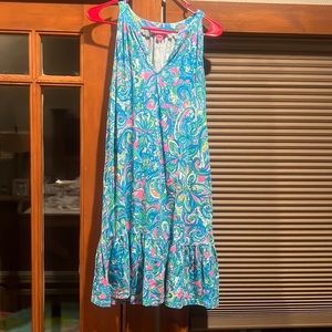 Lilly Pulitzer summer dress with ruffle